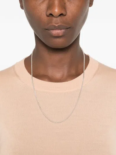 Chloé Long Sleeve Silk Blend Knit Sweatshirt In Orange