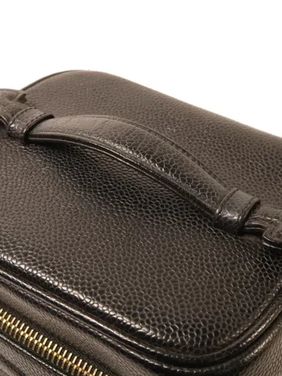 Pre-owned Chanel Cc Vanity Case In Black