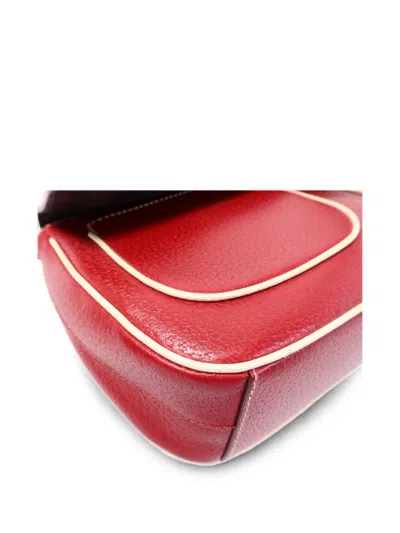 Pre-owned Prada Cinghiale Shoulder Bag In Red