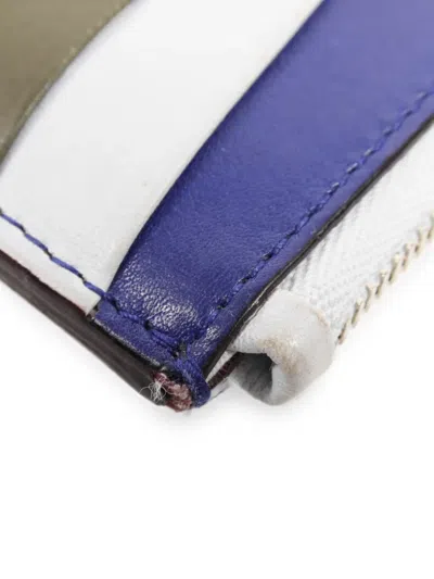 Pre-owned Dior Leather Wallet In Blue