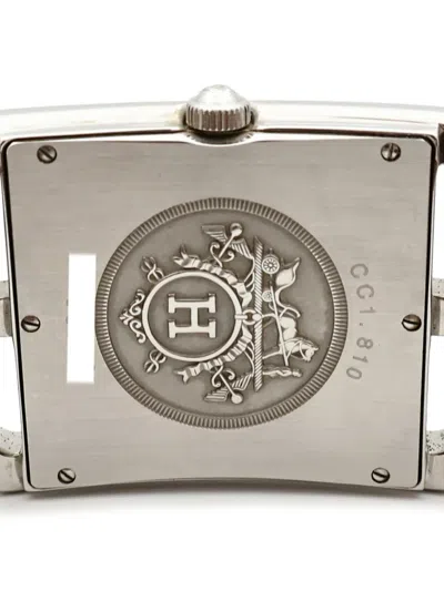 Pre-owned Hermes Cape Cod 33mm Watch In White