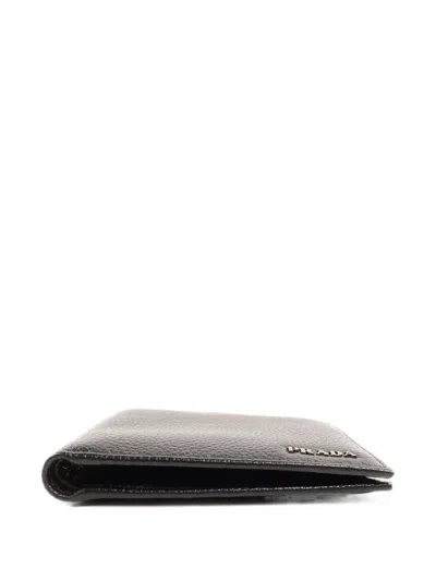 Pre-owned Prada Leather Wallet In Black
