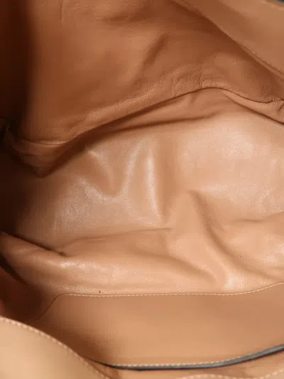 Pre-owned Miu Miu 2-way Foldover Shoulder Bag In Neutral