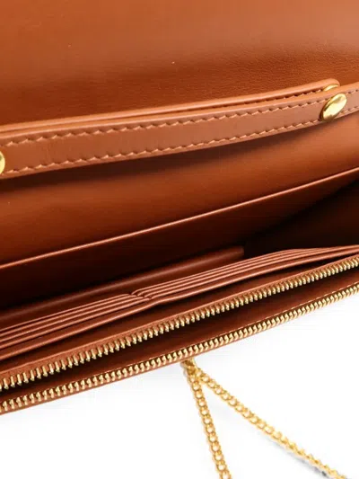 Celine Frame Wallet On Chain Shoulder Bag In Pink
