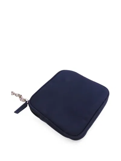 Pre-owned Versace Mesh Shoulder Bag In Blue