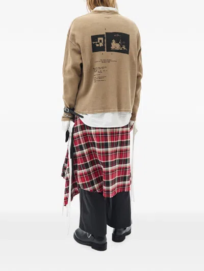 Ann Demeulemeester Long-sleeve T-shirt In Brown