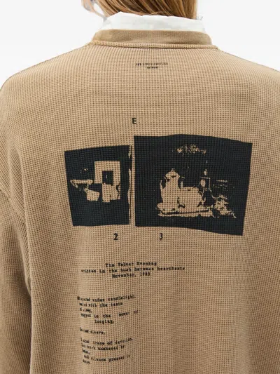 Ann Demeulemeester Long-sleeve T-shirt In Brown