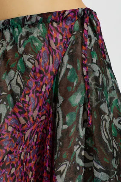 Dries Van Noten Patterned Skirt In Multi