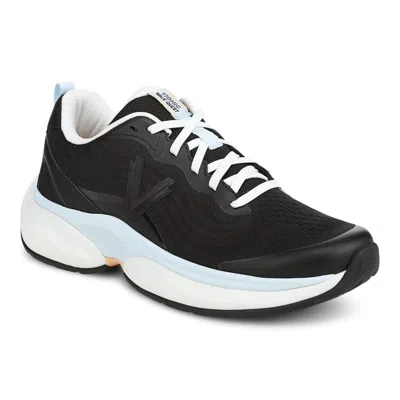 Vionic Walk Quest Knit Trainer In Black