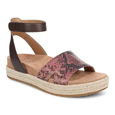 Vionic Yucca Platform Ankle Strap Sandal In Multi