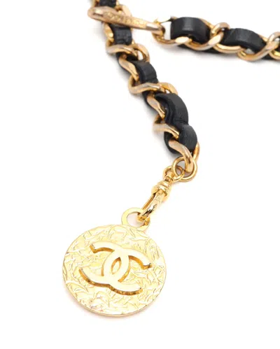 Chanel Leather Chain Belt In Multi