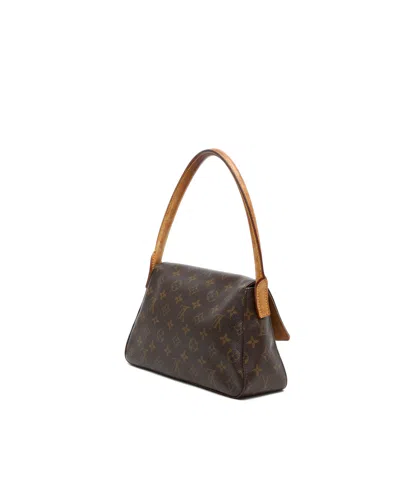 Louis Vuitton Monogram Mini Looping Bag In Brown