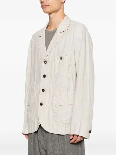 Ziggy Chen Single-breasted Blazer In Orange