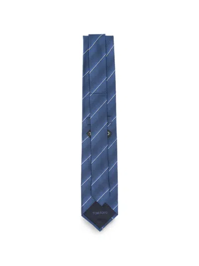 Tom Ford Diagonal-stripe Tie In Multi