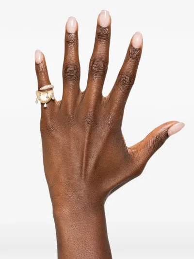 Rainbow K Diamond Ring In Gold