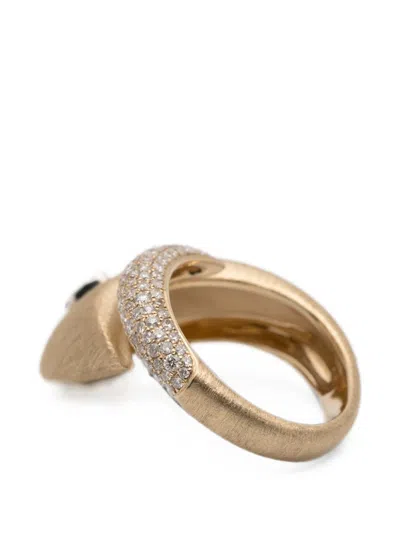Rainbow K Diamond Ring In Gold
