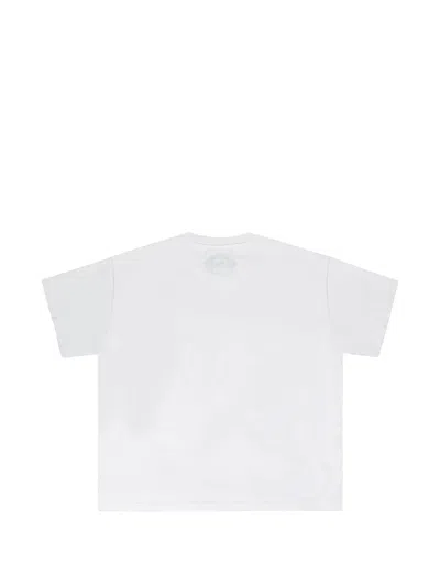 Sp5der Logo-print T-shirt In White