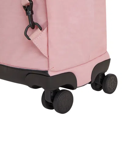 Kipling Zea Laptop Rolling Backpack Messenger In Pink