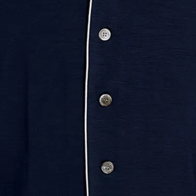 Derek Rose Modal-blend Basel Pyjama Set In Blue