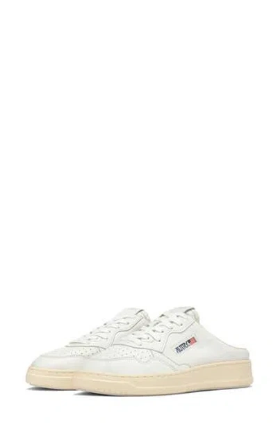 Autry Mule Low Sneaker In White