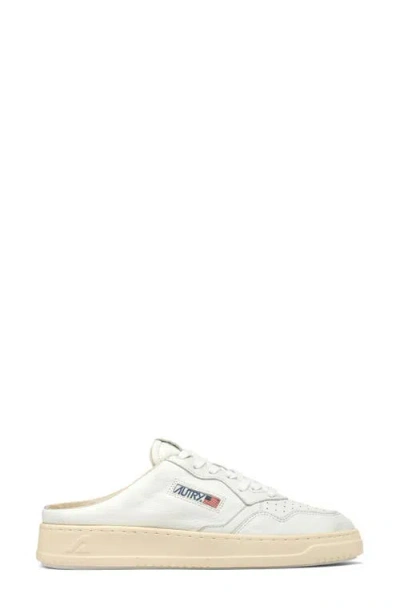 Autry Mule Low Sneaker In White