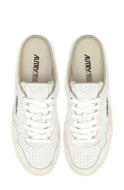 Autry Mule Low Sneaker In White