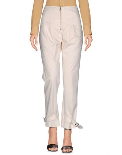 Dondup Casual Trousers In Ivory