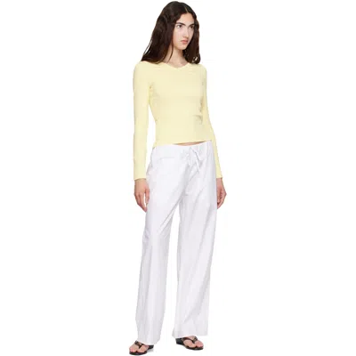 Flore Flore Yellow Jill Longsleeve T-shirt In Yellow