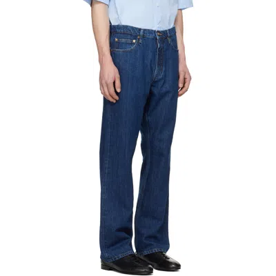 Jil Sander Button-fastening Jeans In Blue
