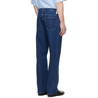 Jil Sander Button-fastening Jeans In Blue