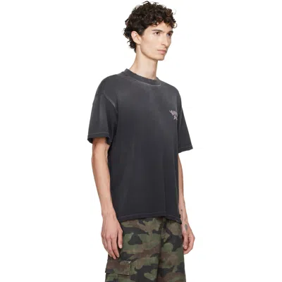 Represent T-shirt Duality Tee With Round Neck And Short Sleeves In Black Cotton Unisex In Black