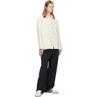 A.p.c. Off-white Perec Denim Jacket In White