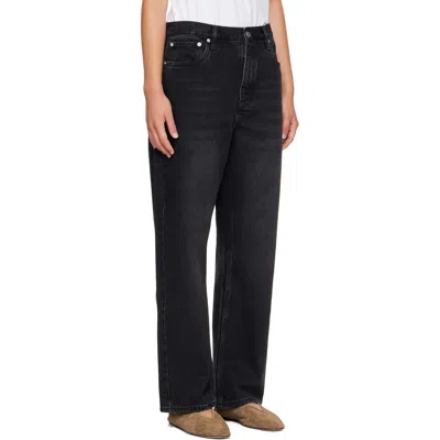 Studio Nicholson Denjo Five-pocket Jeans In Black