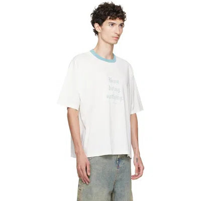 Represent White 'busy Doing Nothing' T-shirt In White