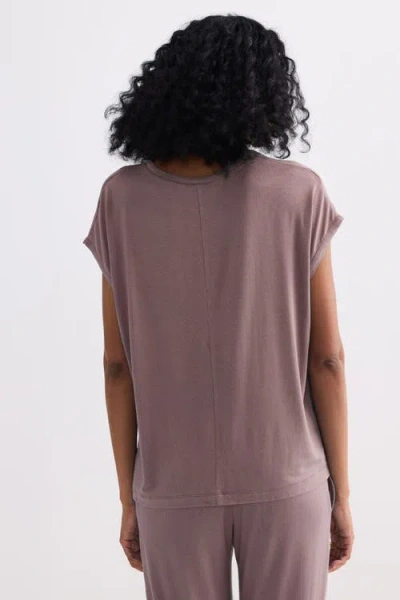 Reistor Relaxed Fit Tee Set In Brown