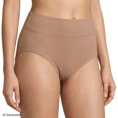 Lands' End High Rise Full Coverage Brief Soft Essential Everyday 3 Pack Panties In Multi