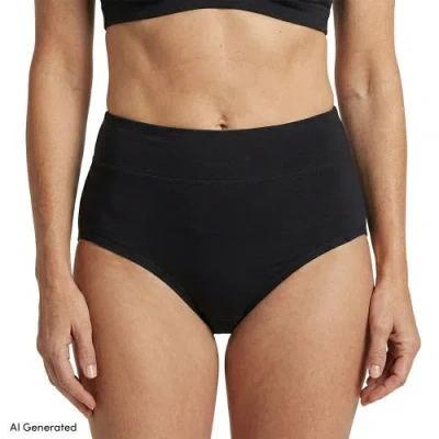 Lands' End High Rise Full Coverage Brief Soft Essential Everyday 3 Pack Panties In Multi