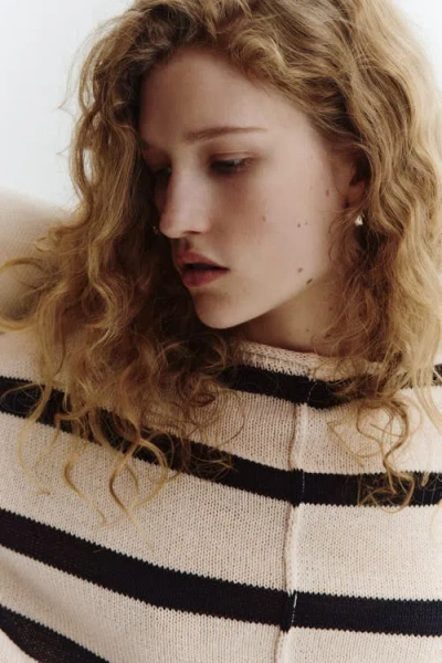 H&m Batwing-sleeved Jumper In Multi