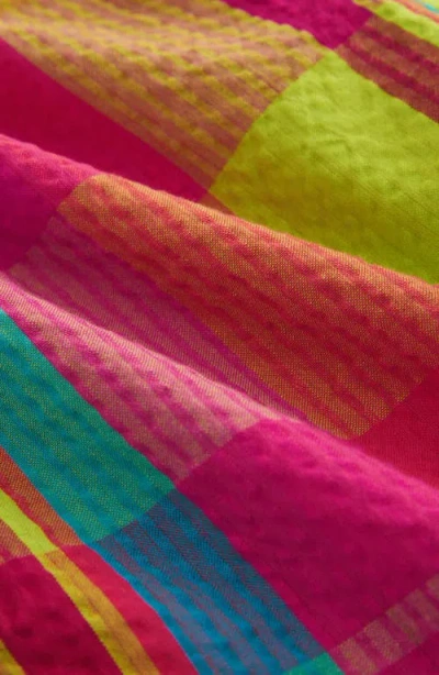 Next Kids' Rainbow Check Jumpsuit In Multi