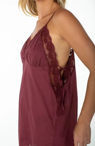 Roxy Moonrise Cotton Romper In Red