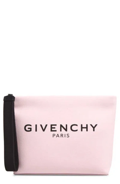 Givenchy Pouch In Canvas In Pink