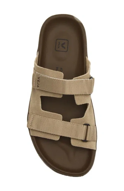 Veja Arpoador Slide Sandal In Neutral