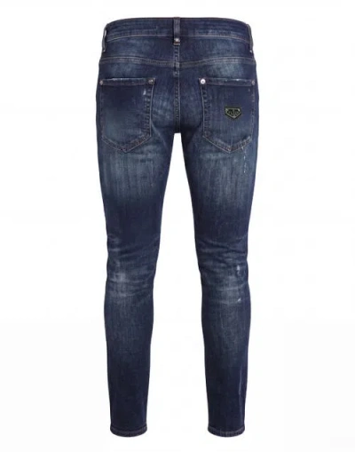 Philipp Plein Slim Fit Jeans Basic Men In Blue