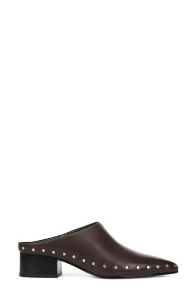 Vince August Studded Leather Mule In Multi