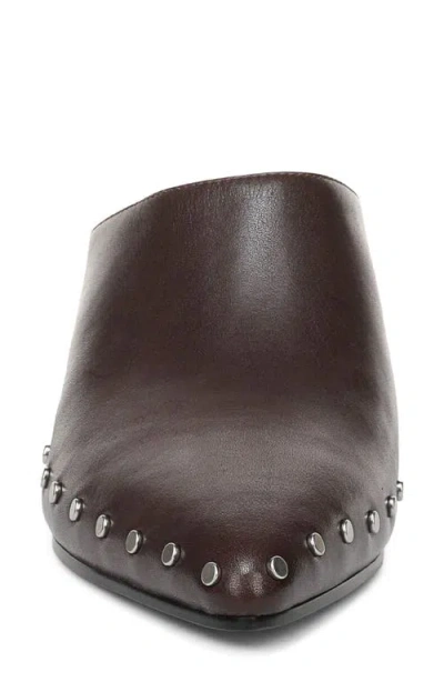 Vince August Studded Leather Mule In Multi