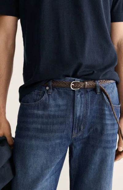Mango Regular Fit Jeans In Blue