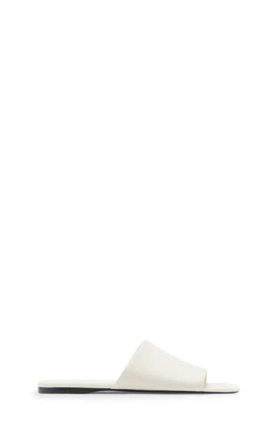 Mango Slide Sandal In White