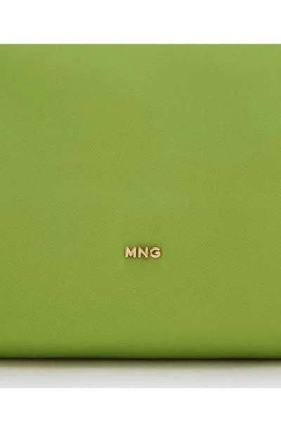 Mango Nylon Cosmetics Case In Green