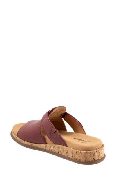 Trotters Ginnie Platform Wedge Slide Sandal In Multi