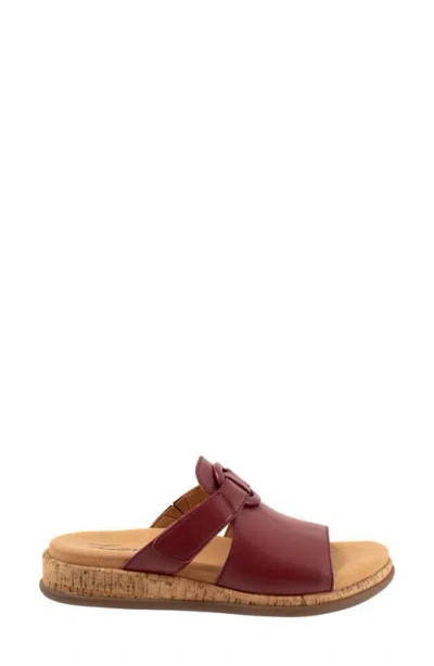 Trotters Ginnie Platform Wedge Slide Sandal In Multi